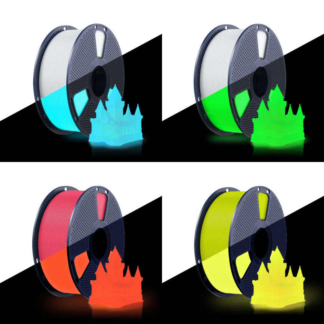 Glow in The Dark (Luminous) PLA 3D Printer Filament 1KG - Image 10