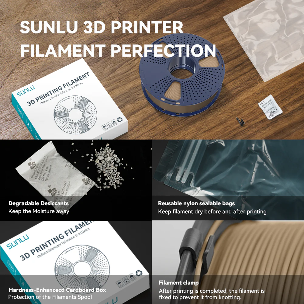 [MOQ: 3KG] Optimized Wood PLA 3D Printer Filament 1KG, Optimized and Upgraded Wood Texture - Image 11
