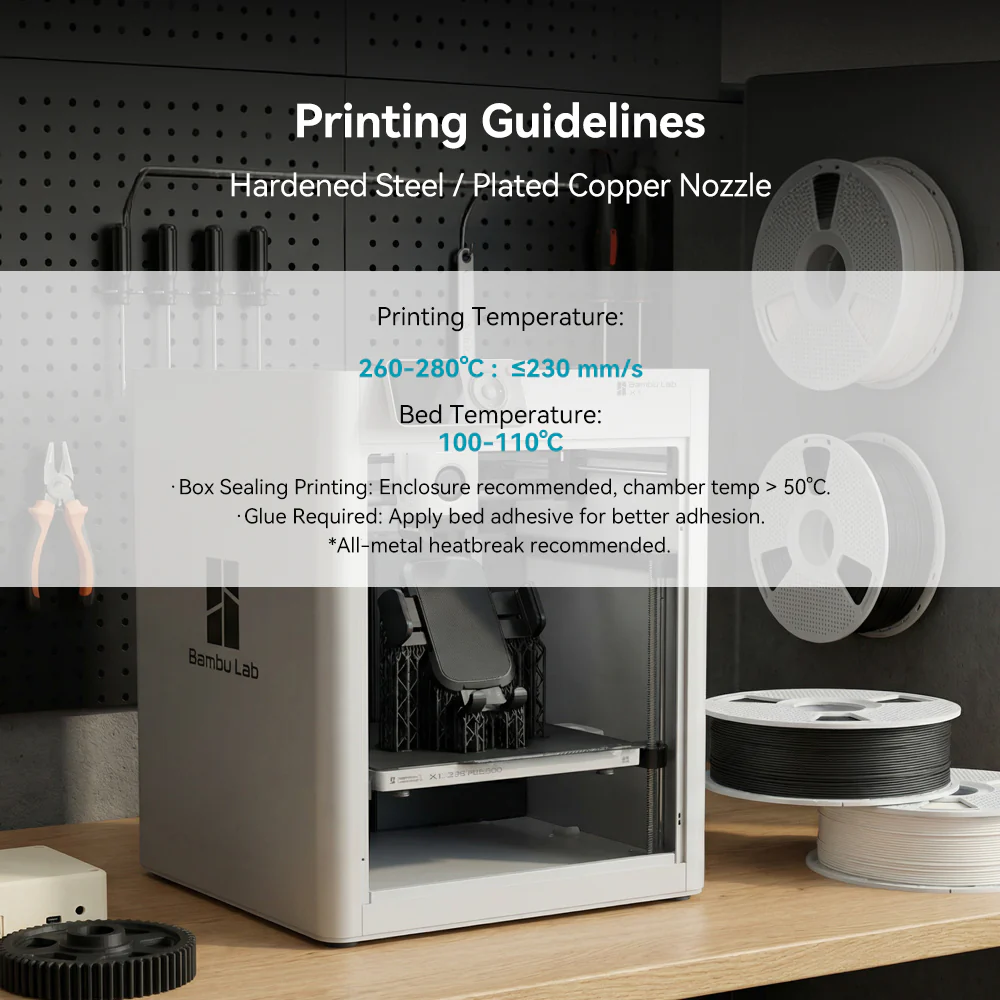 PC-ABS 3D Printer Filament, High-performance 3D Filament 1KG - Image 7