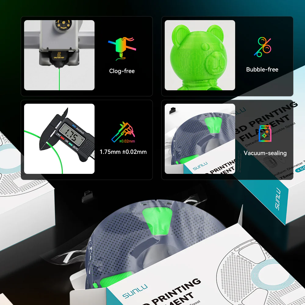 [MOQ: 3KG] PETG Glow in The Dark (Luminous) 3D Printer Filament 1KG - Image 10